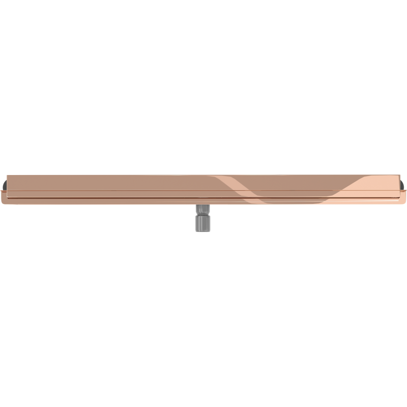 Mexen Flat Wall Wandlinienablauf 2-in-1 120 cm, Roségold - 1630120
