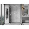 Mexen Mist-H L Duschdrehtür links 125 cm, transparent, Chrom - 8A5L-125-001-01-00-L