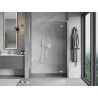 Mexen Mist-H L Duschkabinentür, schwenkbar, rechts, 150 cm, transparent, Chrom - 8A5L-150-001-01-00-P
