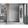 Mexen Mist-H L Duschkabinentür schwenkbar rechts 160 cm, transparent, Chrom - 8A5L-160-001-01-00-P