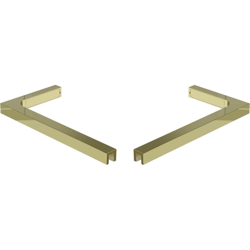 Mexen Uni-L1 Set aus L-förmigen Winkelstützen für Duschtüren und Duschwände 6–8 mm, goldfarben - 830-12-50