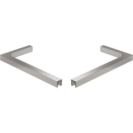 Mexen L-Winkelhalterungssatz für Duschwände und -türen 6-8 mm, gebürsteter Nickel - 830-12-97