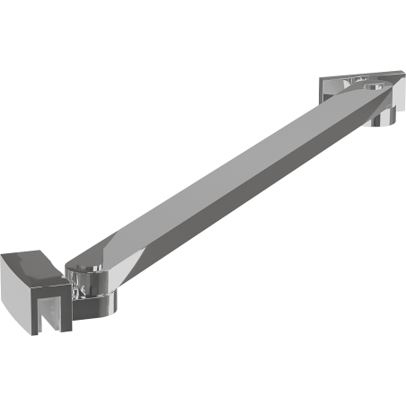 Mexen Uni-S Schrägstütze für Duschtüren und Duschtrennwände 6–8 mm, Chrom - 830-09-01