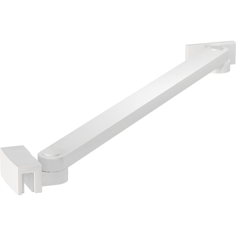 Mexen schräger Träger für Duschwände und -türen 6-8 mm, weiß - 830-09-20