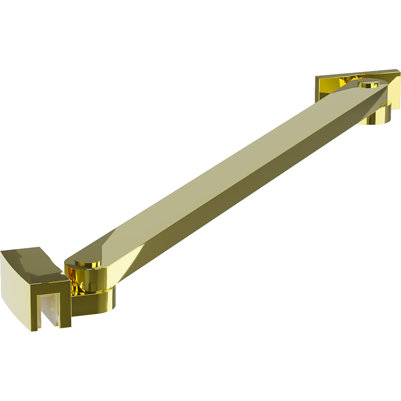 Mexen schräger Träger für Duschwände und Türen 6-8 mm, gold - 830-09-50