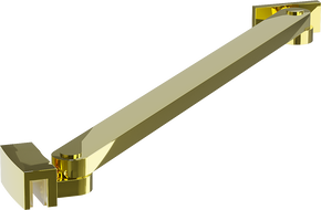 Mexen schräger Träger für Duschwände und Türen 6-8 mm, gold - 830-09-50