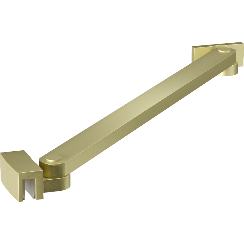 Mexen Schrägstütze für Duschwand und Duschtüren 6-8 mm, gebürstetes Gold - 830-09-55