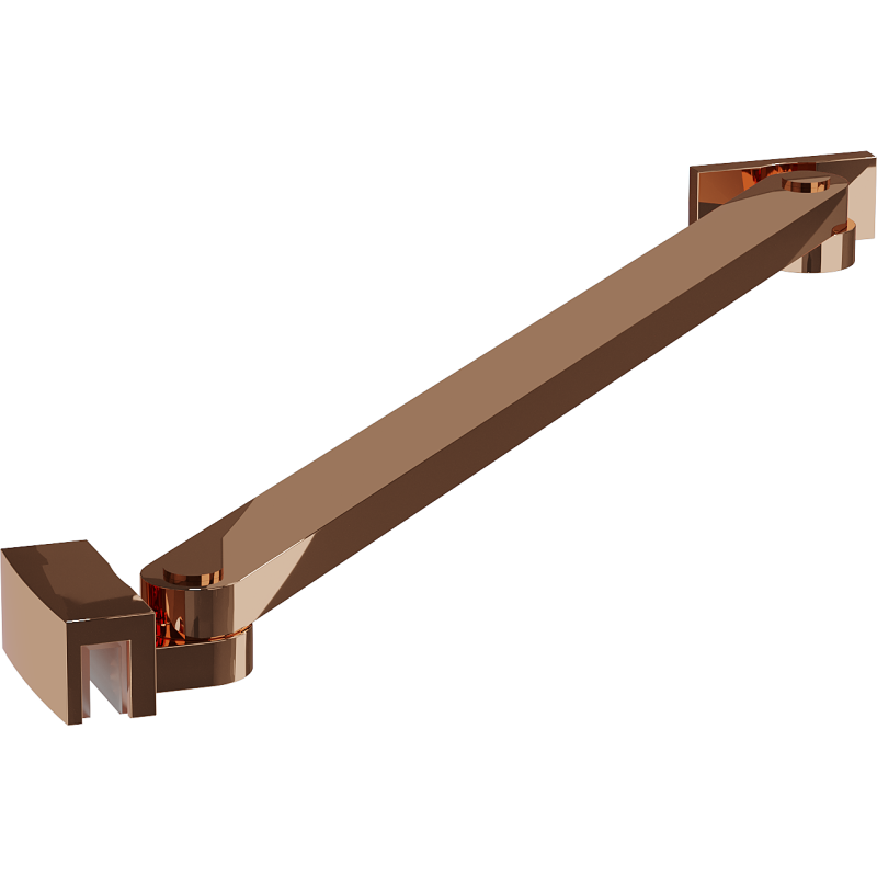 Mexen Schrägstütze für Duschwände und -türen 6-8 mm, Roségold - 830-09-60