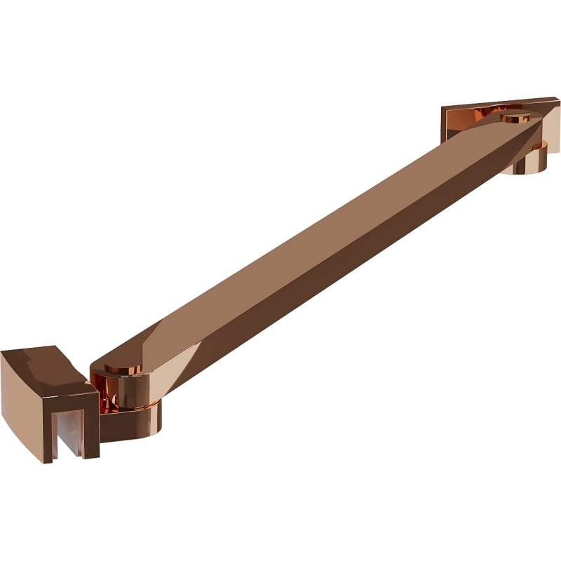Mexen Uni-S Schräger Halter für Duschtüren und Duschabtrennungen 6–8 mm, Roségold - 830-09-60