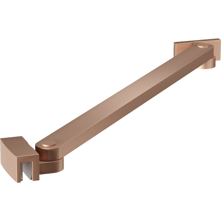 Mexen schräger Halter für Duschentüren und -wände 6-8 mm, gebürstetes Kupfer - 830-09-65