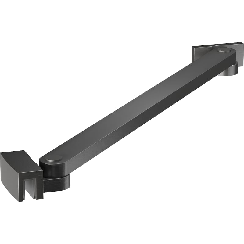 Mexen Uni-S Diagonale Strebe für Duschtüren und Duschwände 6–8 mm, Gun Gray gebürstet - 830-09-66