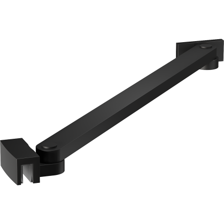 Mexen Uni-S Schrägstütze für Duschtüren und Duschwände 6–8 mm, Schwarz - 830-09-70