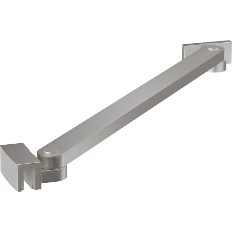 Mexen Uni-S schräger Halter für Duschtüren und Duschwände 6–8 mm, gebürstetes Nickel - 830-09-97
