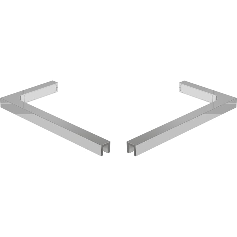 Mexen Uni-L2 Set aus L-Winkelhaltern für 10-mm-Duschtrennwände, Chrom - 800-07-01