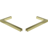 Mexen Uni-L2 Set aus L-Winkelstützen für 10-mm-Duschwände, goldfarben - 800-07-50
