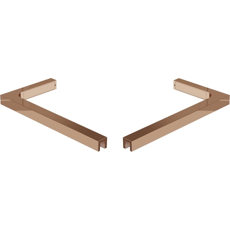 Mexen Uni-L2 Set L-förmiger Halterungen für 10-mm-Duschtrennwände, Roségold - 800-07-60
