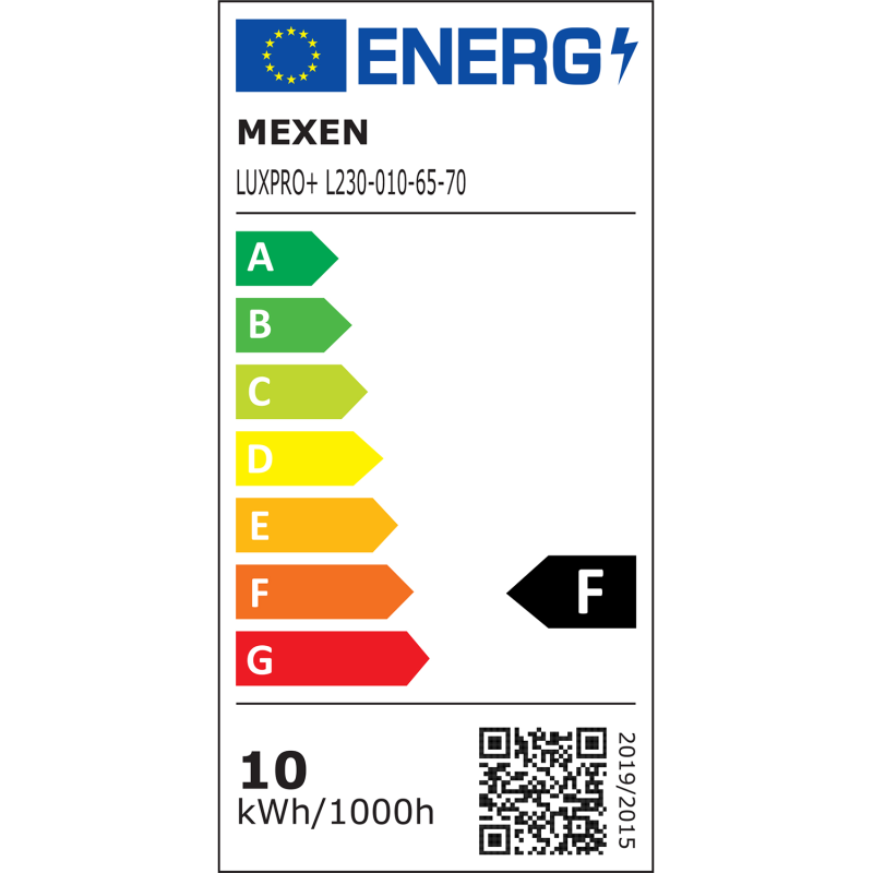 Mexen Luxpro LED-Fluter, 10W, Kalt - 6500K, 900 lm, schwarz - L230-010-65-70