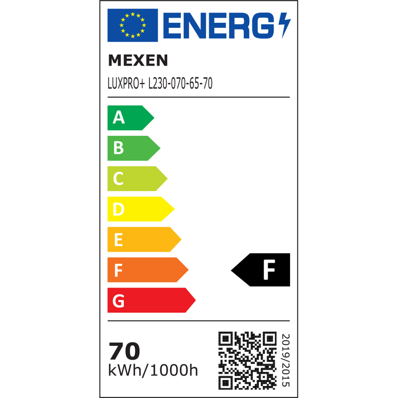 Mexen Luxpro LED-Strahler, 70W, Kalt - 6500K, 6300 lm, schwarz - L230-070-65-70