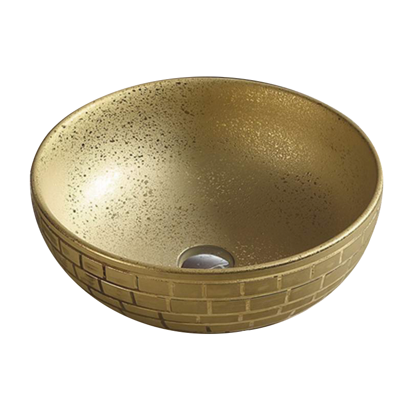 Mexen Briana Aufsatzwaschbecken 40 x 40 cm, gold - 22064052