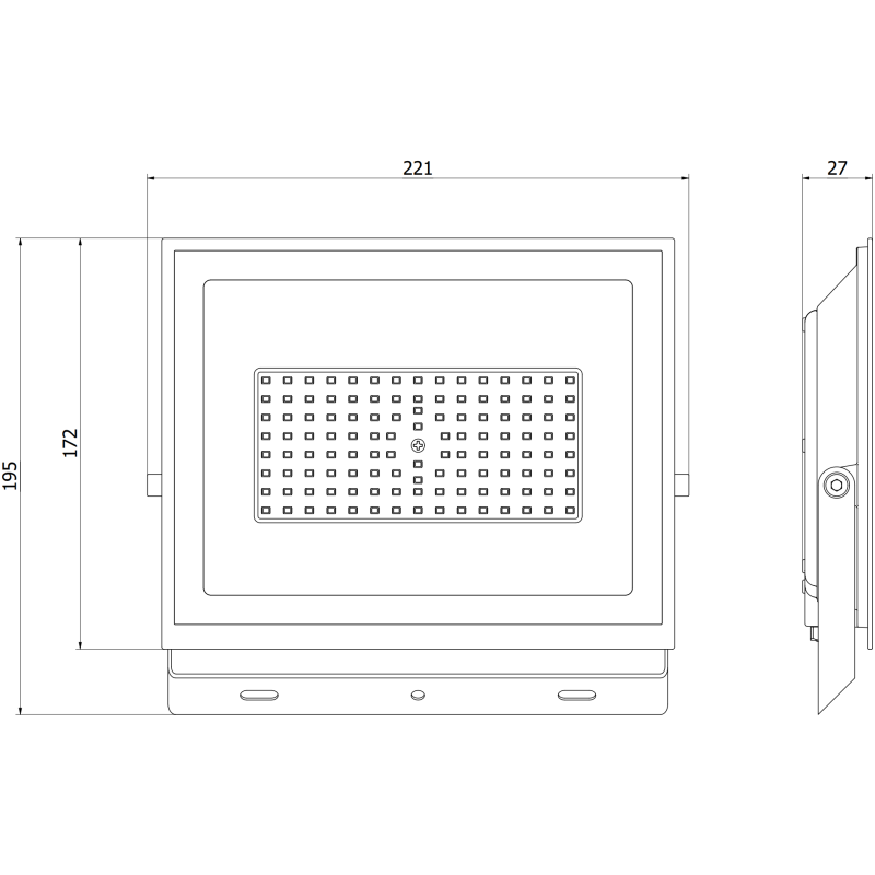 Mexen Luxpro+ LED-Strahler, 70W, Neutral - 4000K, 7700 lm, weiß - L231-070-40-20