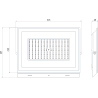 Mexen Luxpro+ LED-Strahler, 150W, Neutral - 4000K, 16500 lm, schwarz - L231-150-40-70