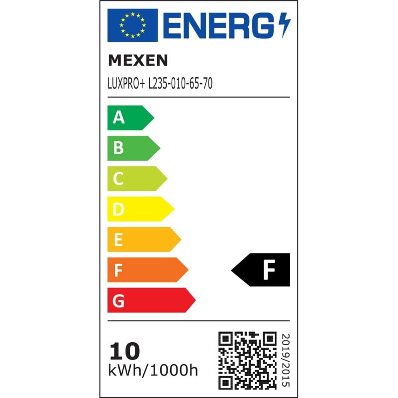 Mexen Luxpro LED-Fluter mit Bewegungsmelder, 10W, Kalt - 6500K, 900 lm, schwarz - L235-010-65-70