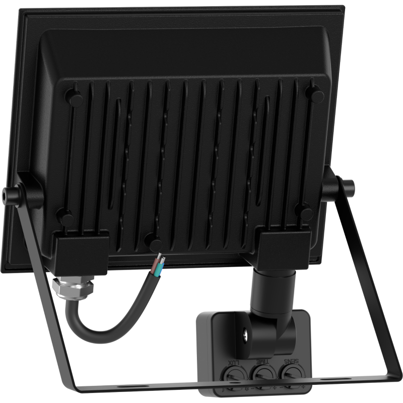 Mexen Luxpro LED-Fluter mit Bewegungssensor, 30W, Kalt - 6500K, 2700 lm, schwarz - L235-030-65-70