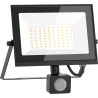 Mexen Luxpro LED-Fluter mit Bewegungsmelder, 50W, Neutral - 4000K, 4500 lm, schwarz - L235-050-40-70
