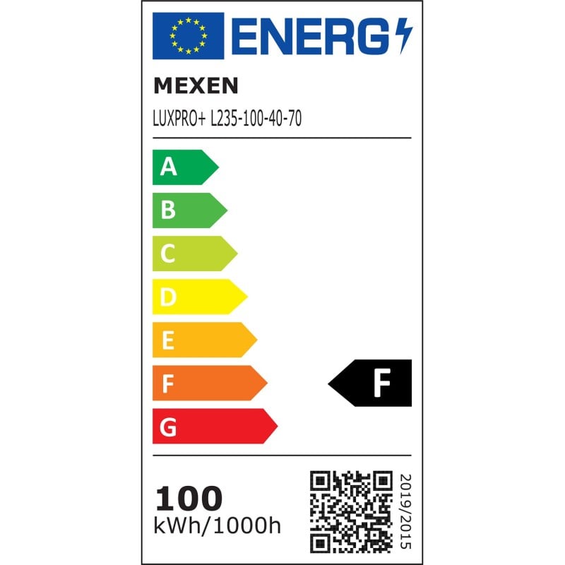 Mexen Luxpro LED-Fluter mit Bewegungssensor, 100W, Neutral - 4000K, 9000 lm, schwarz - L235-100-40-70