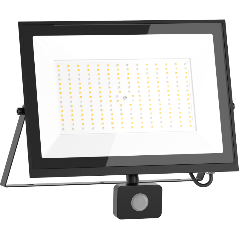 Mexen Luxpro LED-Flutlicht mit Bewegungsmelder, 150W, Kalt - 6500K, 13500 lm, schwarz - L235-150-65-70