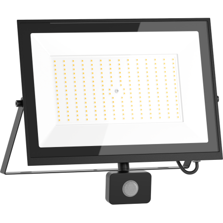 Mexen Luxpro LED-Flutlicht mit Bewegungsmelder, 150W, Kalt - 6500K, 13500 lm, schwarz - L235-150-65-70