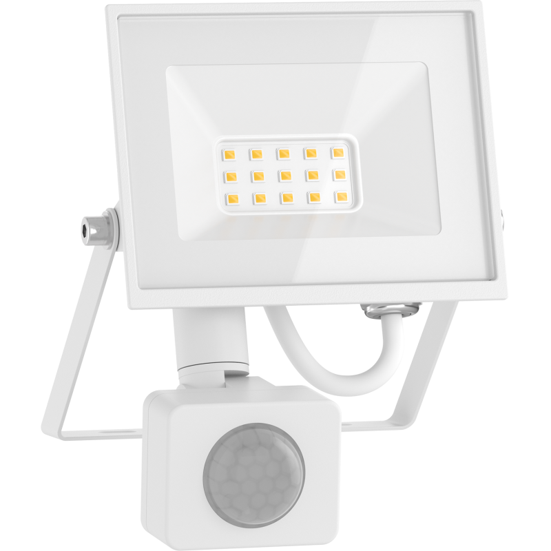 Mexen Luxpro+ LED-Fluter mit Bewegungsmelder, 10W, Neutral - 4000K, 1100 lm, weiß - L236-010-40-20
