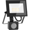 Mexen Luxpro+ LED-Strahler mit Bewegungsmelder, 10W, Neutral - 4000K, 1100 lm, schwarz - L236-010-40-70