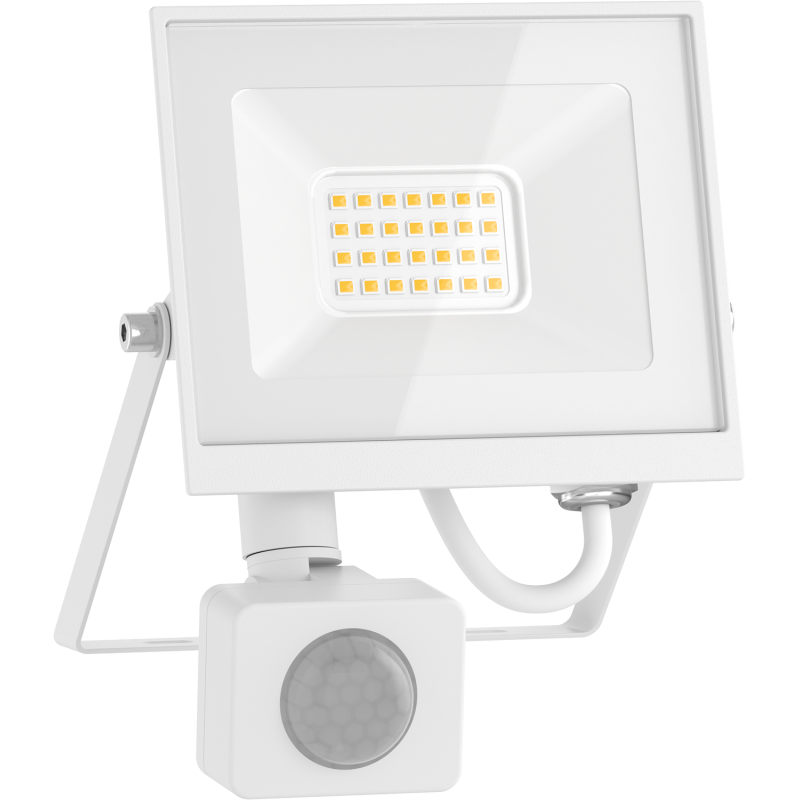 Mexen Luxpro+ LED-Flutlicht mit Bewegungsmelder, 20W, Neutral - 4000K, 2200 lm, weiß - L236-020-40-20