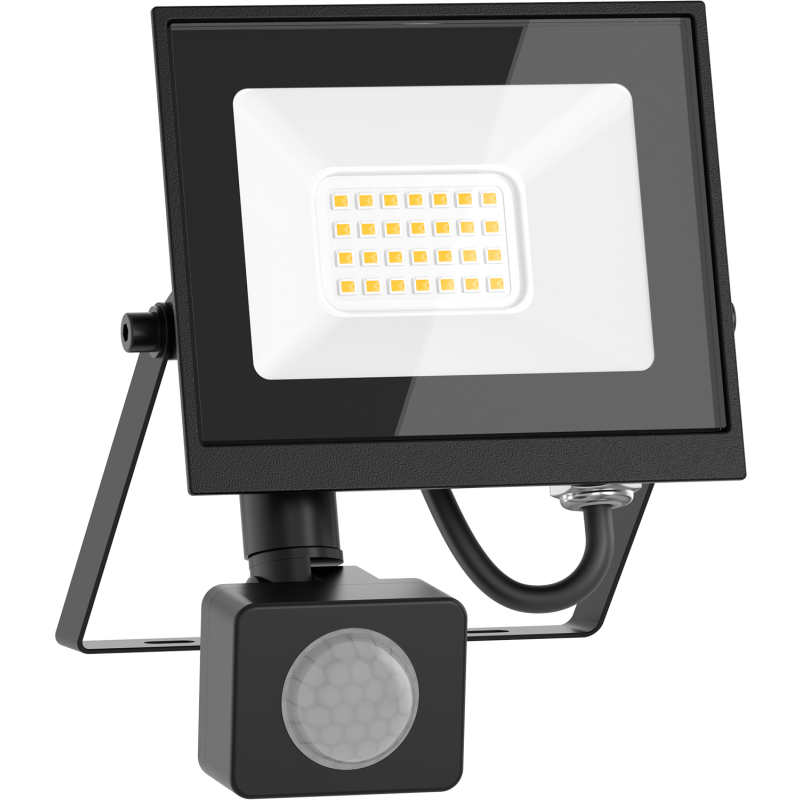 Mexen Luxpro+ LED-Fluter mit Bewegungssensor, 20W, Neutral - 4000K, 2200 lm, schwarz - L236-020-40-70