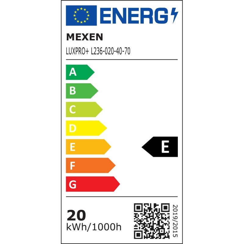 Mexen Luxpro+ LED-Fluter mit Bewegungssensor, 20W, Neutral - 4000K, 2200 lm, schwarz - L236-020-40-70