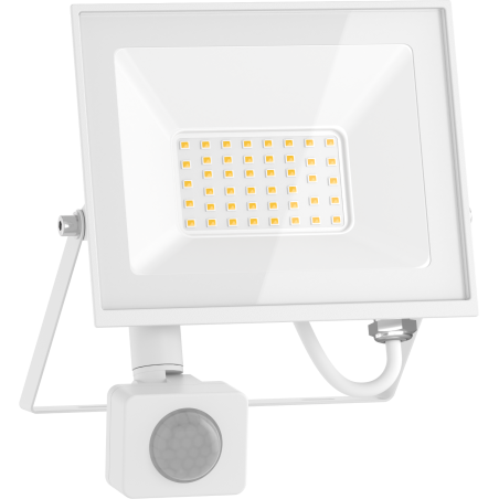 Mexen Luxpro+ LED-Strahler mit Bewegungsmelder, 30W, Neutral - 4000K, 3300 lm, weiß - L236-030-40-20