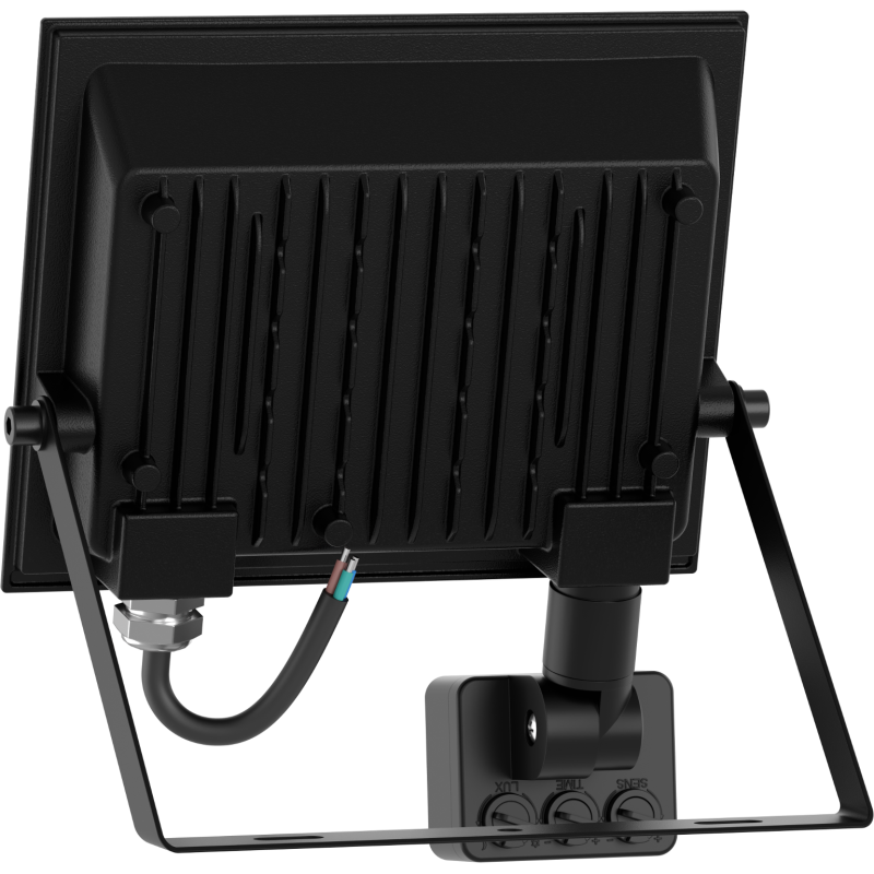 Mexen Luxpro+ LED-Flutlicht mit Bewegungssensor, 30W, Kalt - 6500K, 3300 lm, schwarz - L236-030-65-70