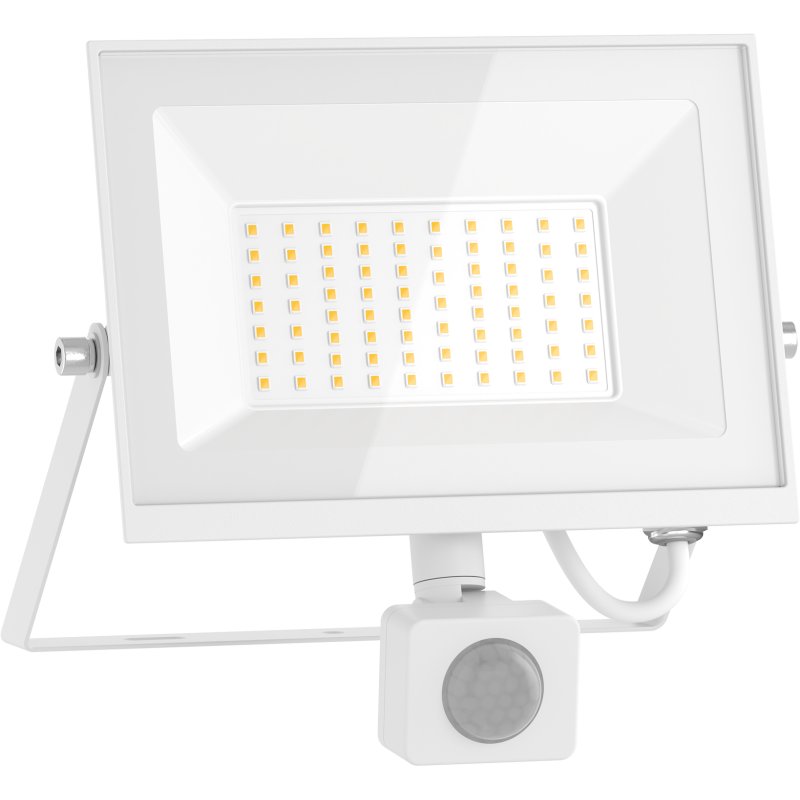 Mexen Luxpro+ LED-Strahler mit Bewegungsmelder, 50W, Neutral - 4000K, 5500 lm, weiß - L236-050-40-20