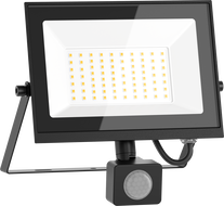 Mexen Luxpro+ LED-Strahler mit Bewegungsmelder, 50W, Kalt - 6500K, 5500 lm, schwarz - L236-050-65-70