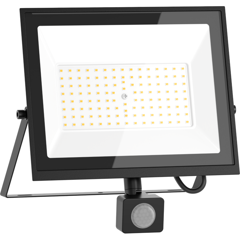 Mexen Luxpro+ LED-Flutlicht mit Bewegungsmelder, 70W, Neutral - 4000K, 7700 lm, schwarz - L236-070-40-70
