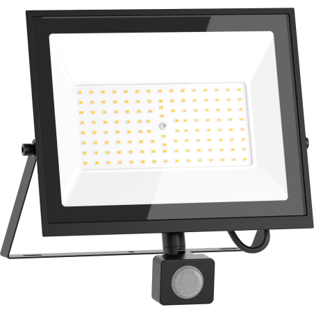 Mexen Luxpro+ LED-Flutlicht mit Bewegungssensor, 70W, Kalt - 6500K, 7700 lm, schwarz - L236-070-65-70