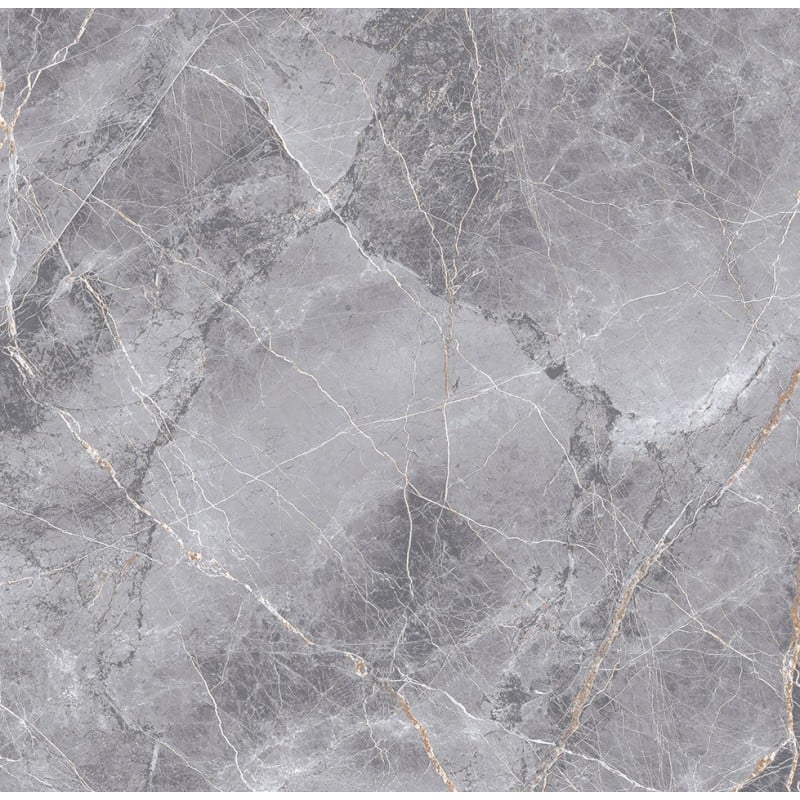 Mexen Eternity Grauer, glasierter rektifizierter Gres G1, Boden- und Wandfliese 60 x 60 cm, glänzend - TL112-060-060-01