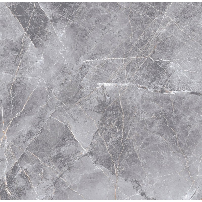 Mexen Eternity Grauer, glasierter rektifizierter Gres G1, Boden- und Wandfliese 60 x 60 cm, glänzend - TL112-060-060-01