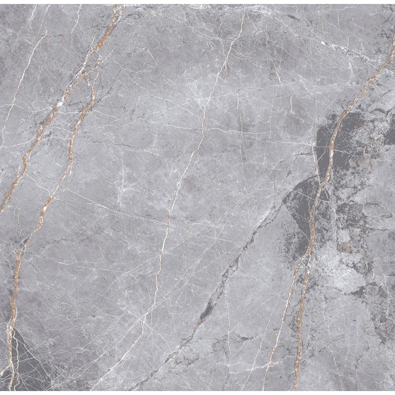 Mexen Eternity Grauer, glasierter rektifizierter Gres G1, Boden- und Wandfliese 60 x 60 cm, glänzend - TL112-060-060-01