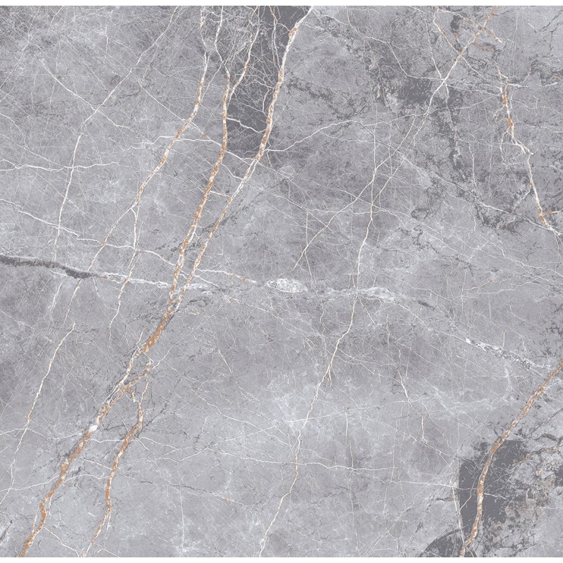 Mexen Eternity Grauer, glasierter rektifizierter Gres G1, Boden- und Wandfliese 60 x 60 cm, glänzend - TL112-060-060-01