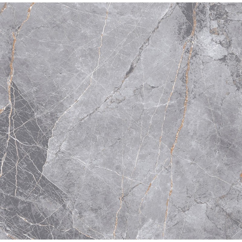 Mexen Eternity Grauer, glasierter rektifizierter Gres G1, Boden- und Wandfliese 60 x 60 cm, glänzend - TL112-060-060-01