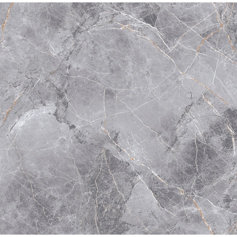 Mexen Eternity Grauer, glasierter rektifizierter Gres G1, Boden- und Wandfliese 60 x 60 cm, glänzend - TL112-060-060-01