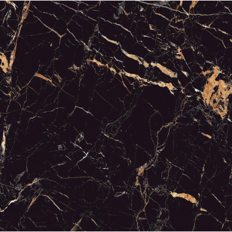 Mexen Python Gold glasiertes Feinsteinzeug rektifiziert G1, Boden- und Wandfliese 60 x 60 cm, Hochglanz - TL212-060-060-00