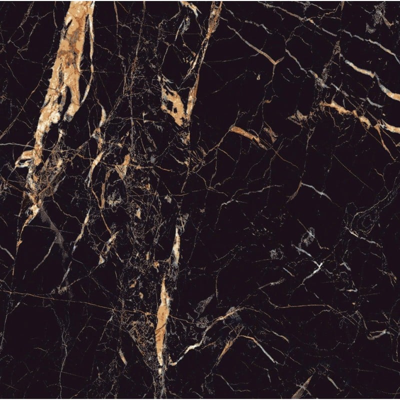 Mexen Python Gold glasiertes Feinsteinzeug rektifiziert G1, Boden- und Wandfliese 60 x 60 cm, Hochglanz - TL212-060-060-00